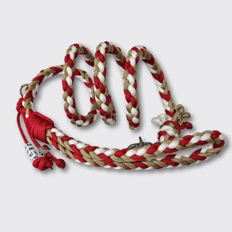 LabArt Dog Treccia 6 fili Christmas guinzaglio grande
