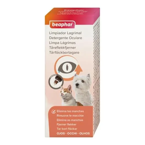 Beaphar Tear Stain Remover detergente occhi 50 ml cani gatti