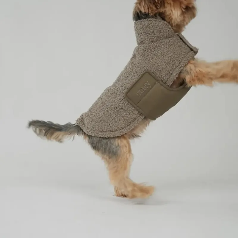 LabArt Dog Teddy cappotto per cani in pile caldo