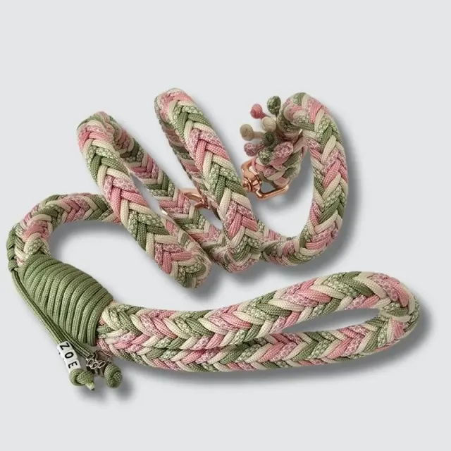 LabArt Dog Maxi Treccia 12 fili guinzaglio paracord con nome