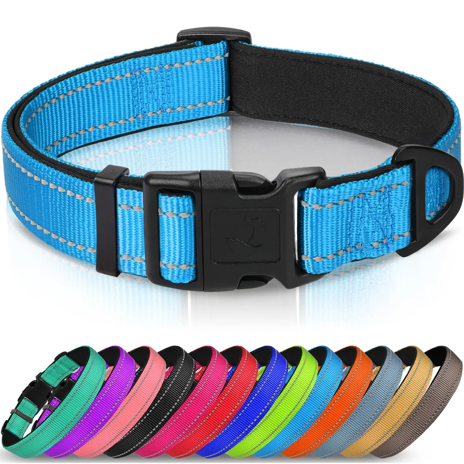 Joytale Collare Riflettente collare L 40-60 cm teal