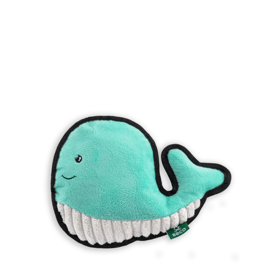Beco Pets Whale peluche cane resistente riciclato