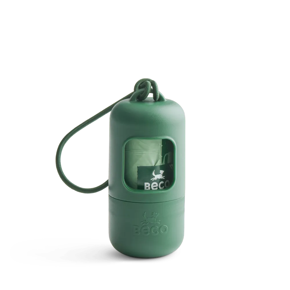 Beco Pets dispenser sacchetti cane riciclato con 15 sacchetti