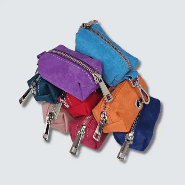 LabArt Dog Mini Bag borsetta alcantara porta sacchetti elegante