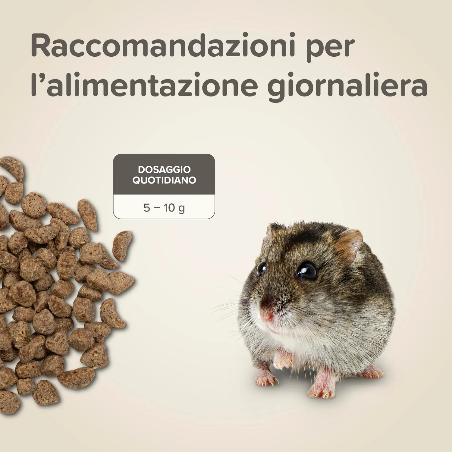 Beaphar Care+ Criceto Nano mangime estruso 700 g omega 3-6