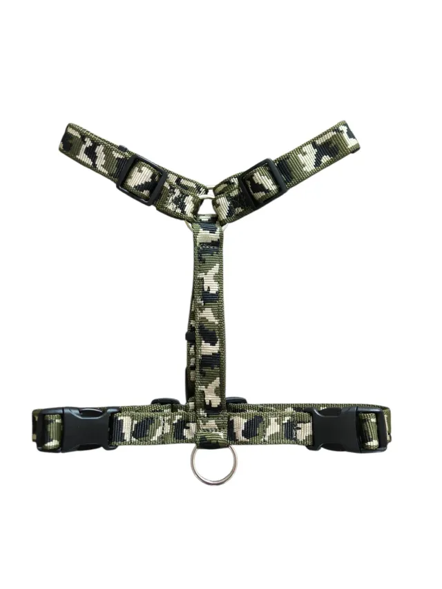 Anja for Dogs Camouflage pettorina cane verde militare
