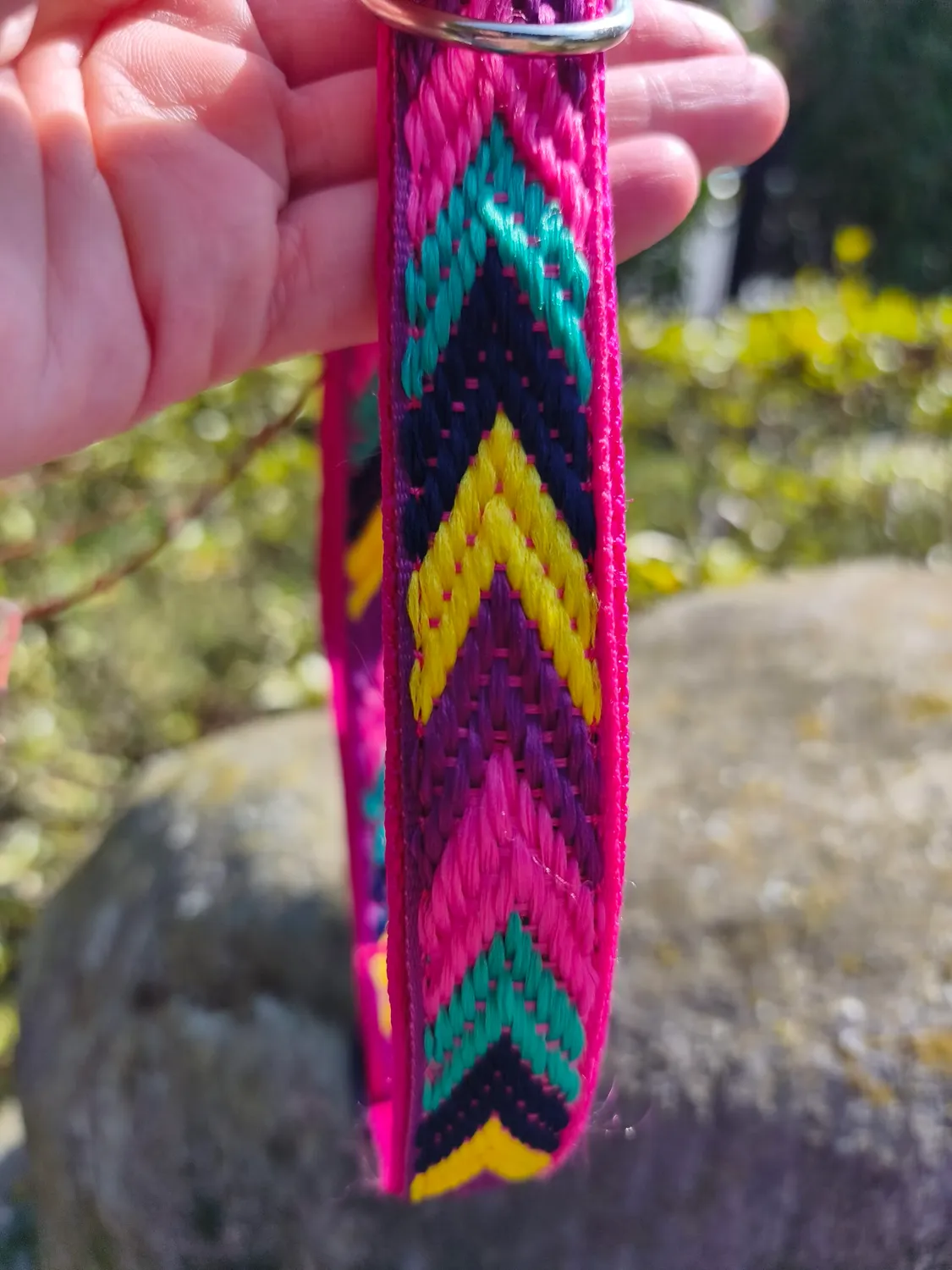 Anja for Dogs Pole Collare cane fucsia regolabile 40-65 cm