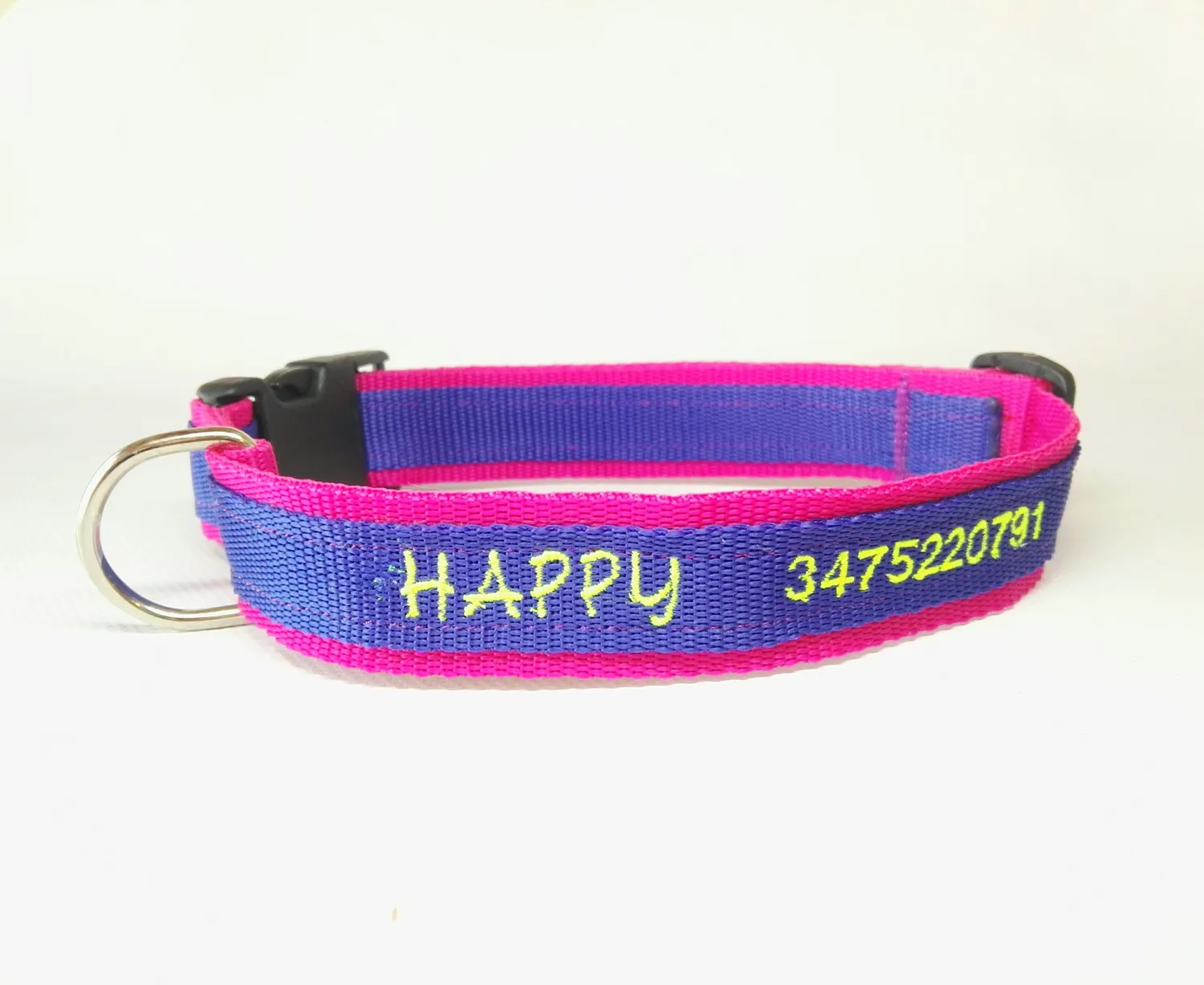 Anja for Dogs Strip collare cane doppio nastro bicolore