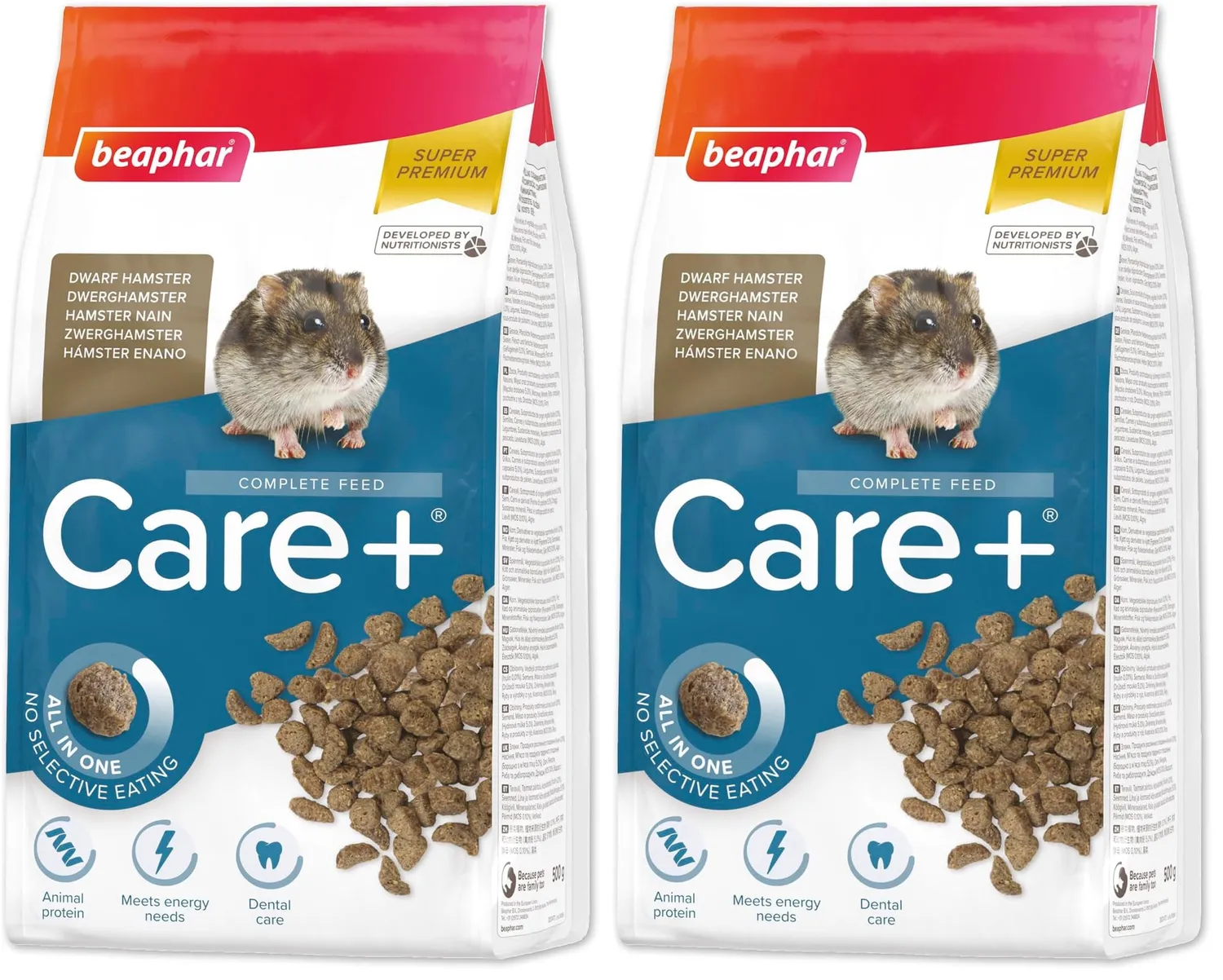 Beaphar Care+ Criceto Nano mangime estruso 700 g omega 3-6