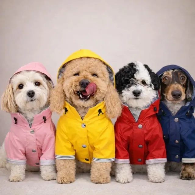 LabArt Dog Rain Collection impermeabile per cani fatto a mano