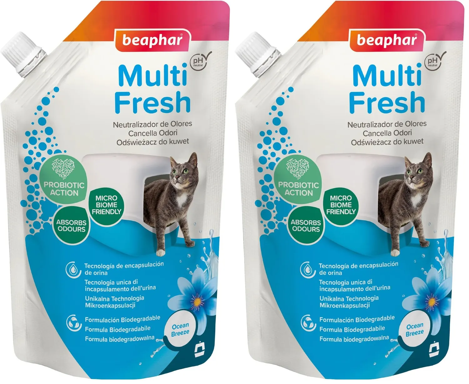 Beaphar Multi Fresh neutralizzatore lettiera 400 g orchidea