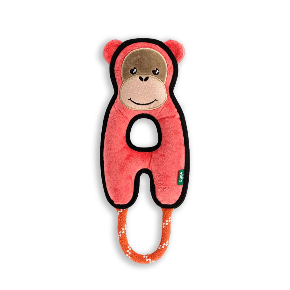 Beco Pets Orangutan peluche cane resistente riciclato