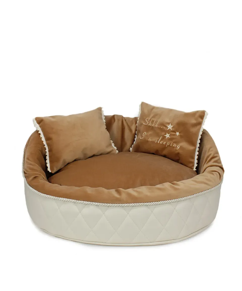 Royal Dog Sofa Royal Beige cuccia velluto