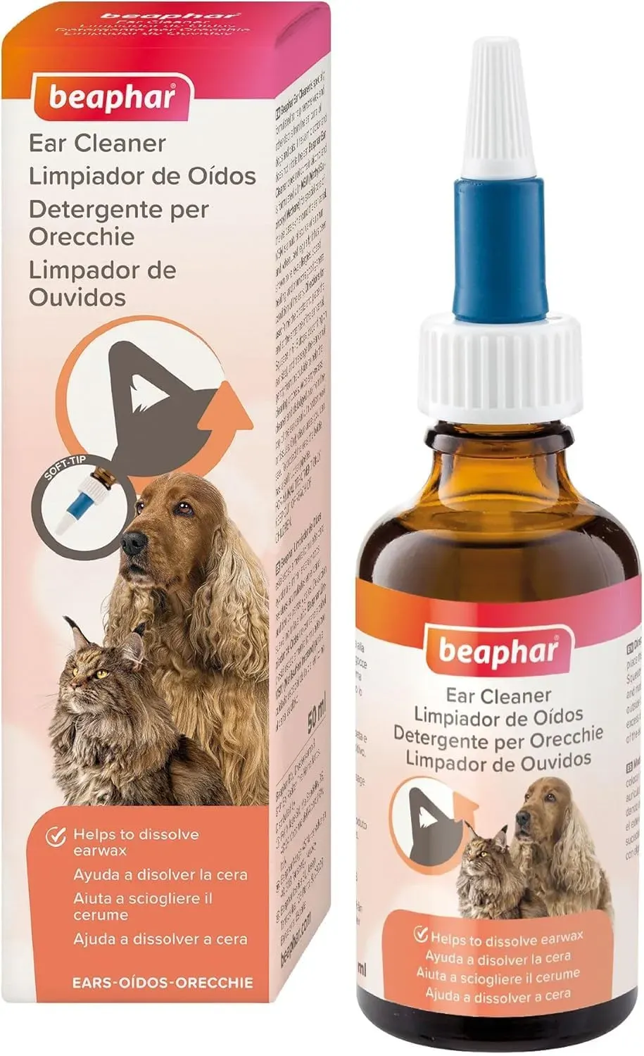 Beaphar Pulisci Orecchie Cane Gatto 50 ml MSM
