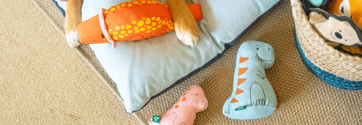 Beco Pets Plesiosauro peluche cane con squeak