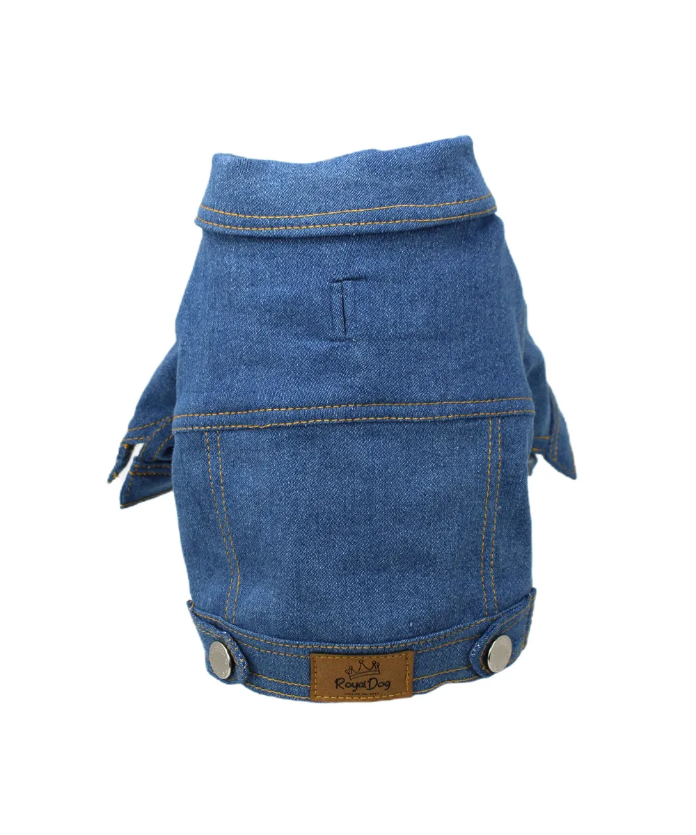 Royal Dog Jeans giubbino cane denim unisex