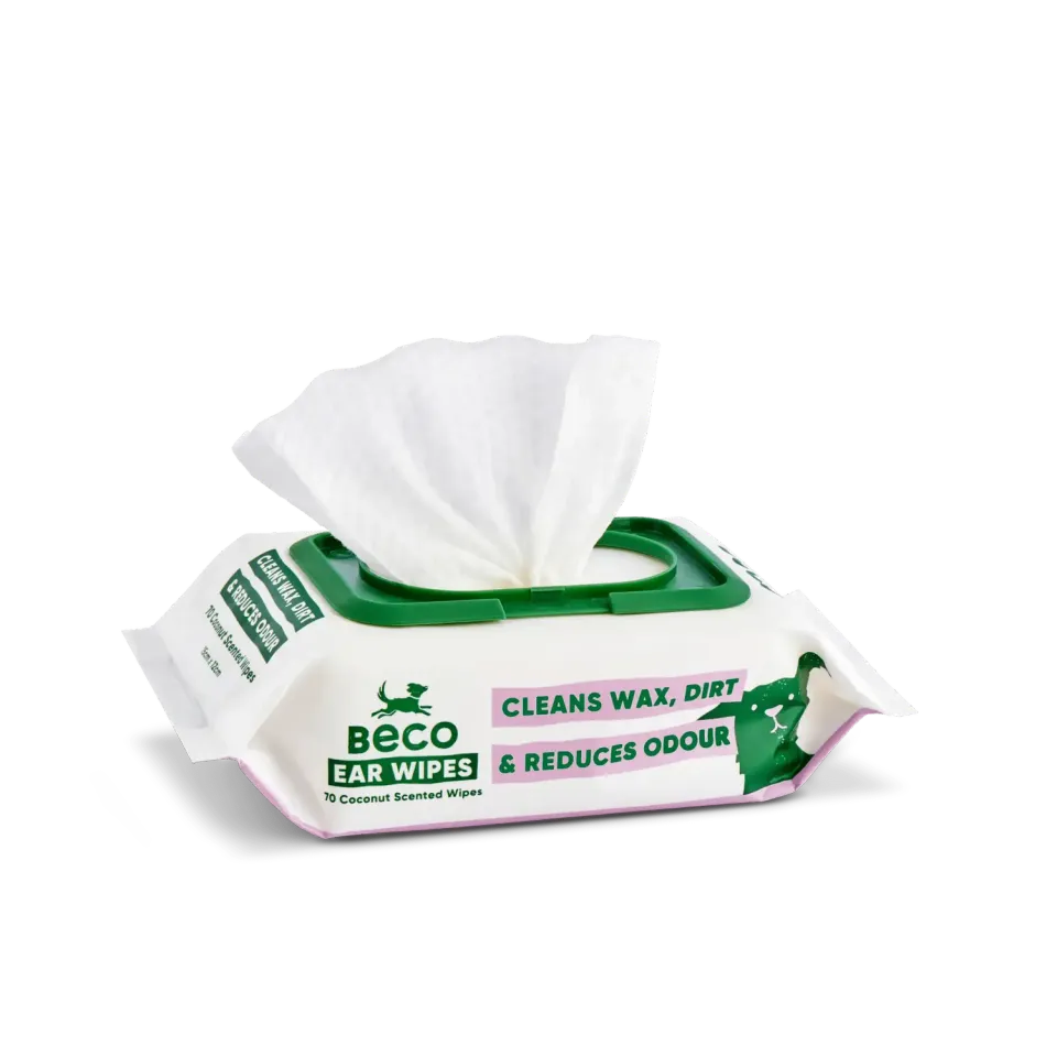 Beco Pets Salviette Pulizia Orecchie Cane Cocco