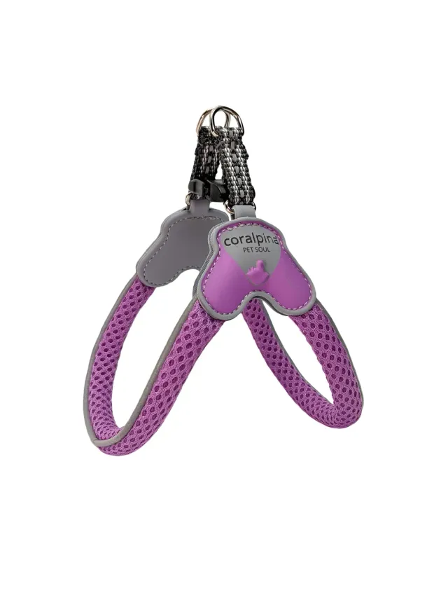 Coralpina Cinquetorri Mini pettorina lilla XS leggera