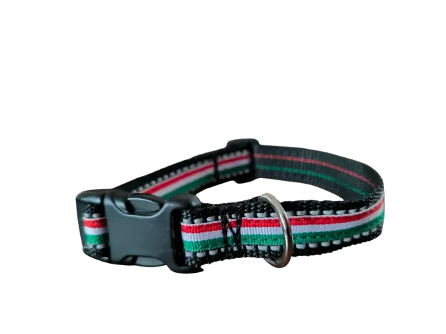 Anja for Dogs Italia collare nero glow 26-42 cm