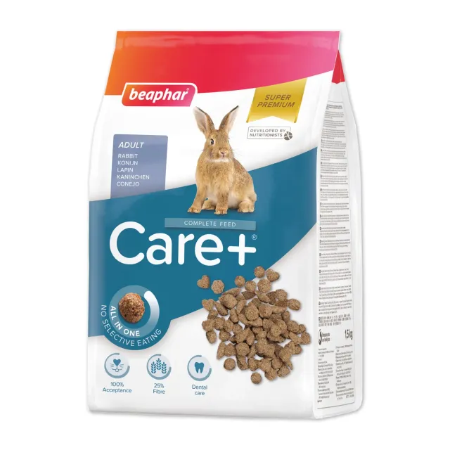 Beaphar Care+ mangime conigli 1,5 kg estruso fibre
