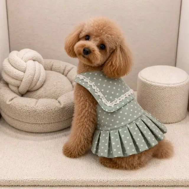 LabArt Dog Dog Dress vestito cane cotone bon ton