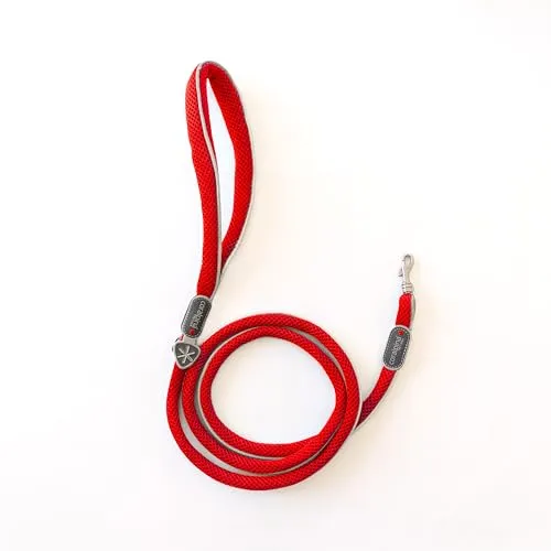 Coralpina Mini guinzaglio cane 150 cm rosso leggero rifrangente