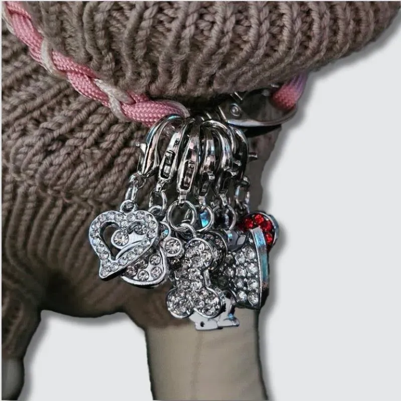 LabArt Dog Jewelry ciondolo collare nickel free strass