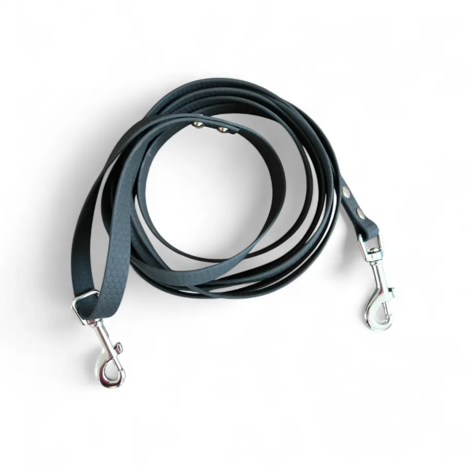 Anja for Dogs Guinzaglio Impermeabile 3 mt nero PVC
