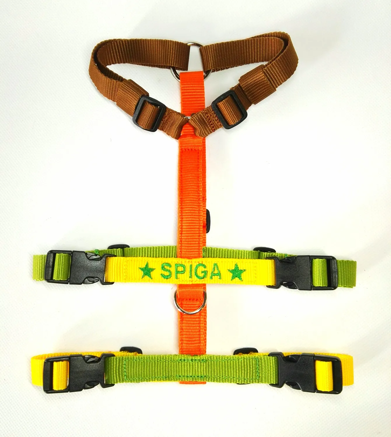 Anja for Dogs Antifuga pettorina multicolor regolabile 7 punti
