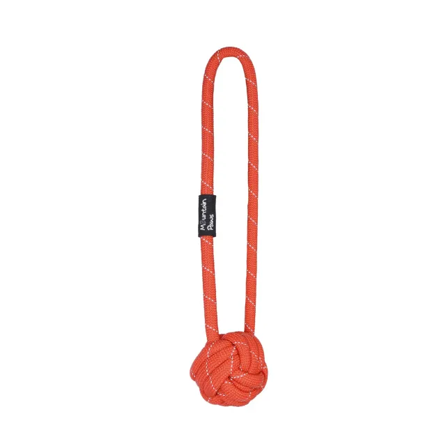 Mountain Paws Ball Rope gioco cane corda arancione