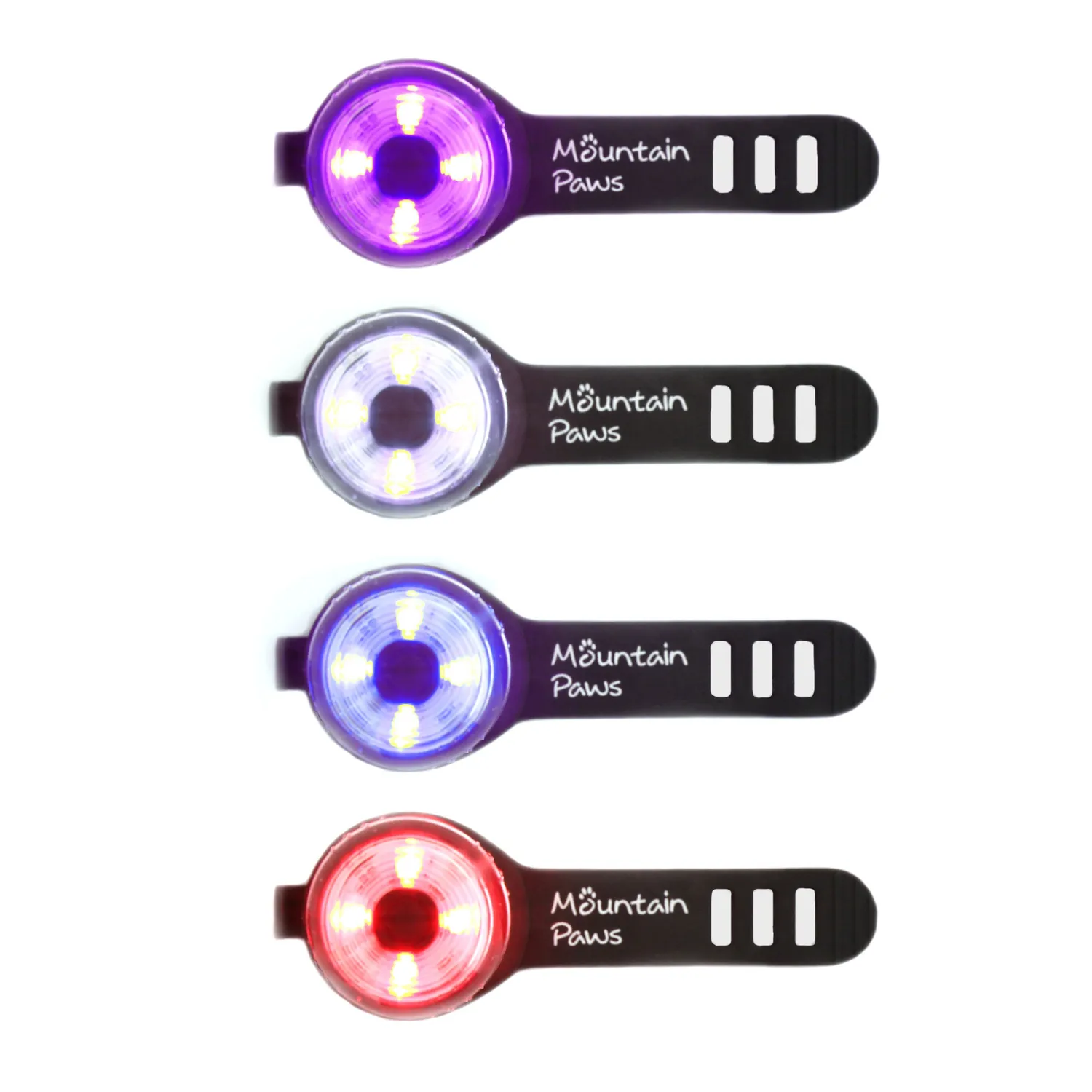 Mountain Paws Luce Sicurezza Cane LED 1 Pezzo Resistente Acqua