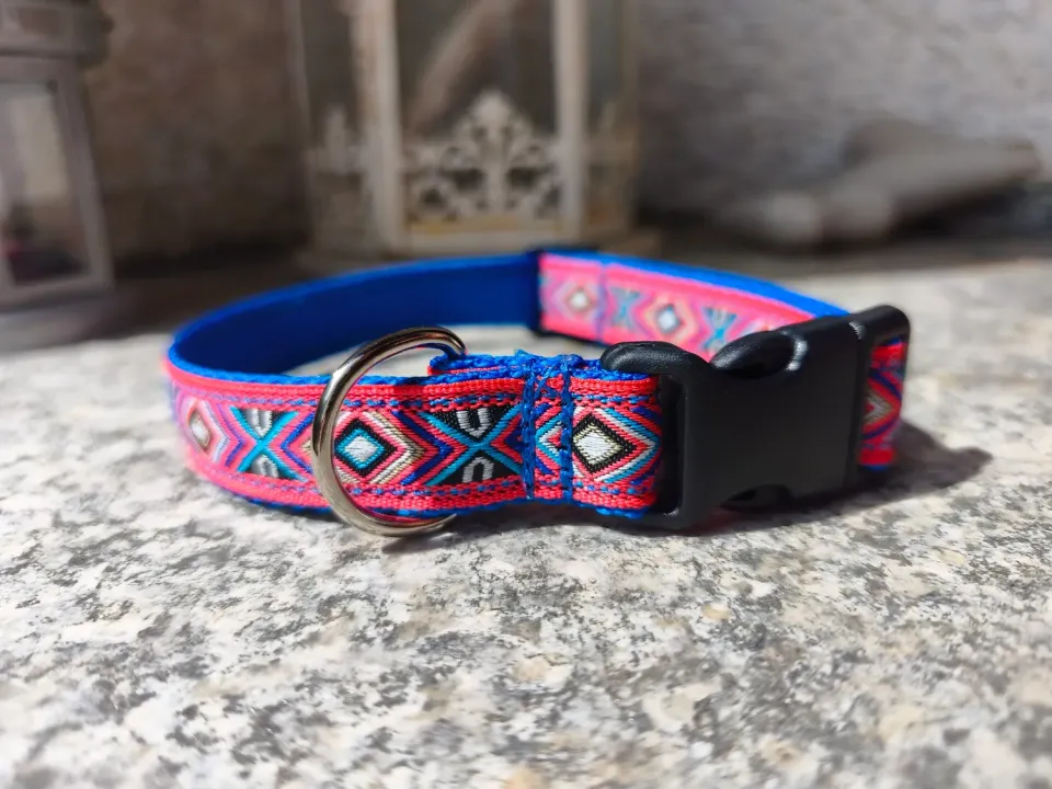 Anja for Dogs Apache collare regolabile 2 cm etnico