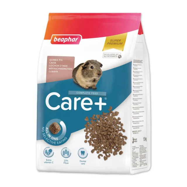 Beaphar Care+ Mangime Porcellini d'India 1,5 kg Estruso
