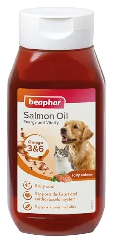 Beaphar Olio di Salmone integratore 430ml cani gatti omega 3