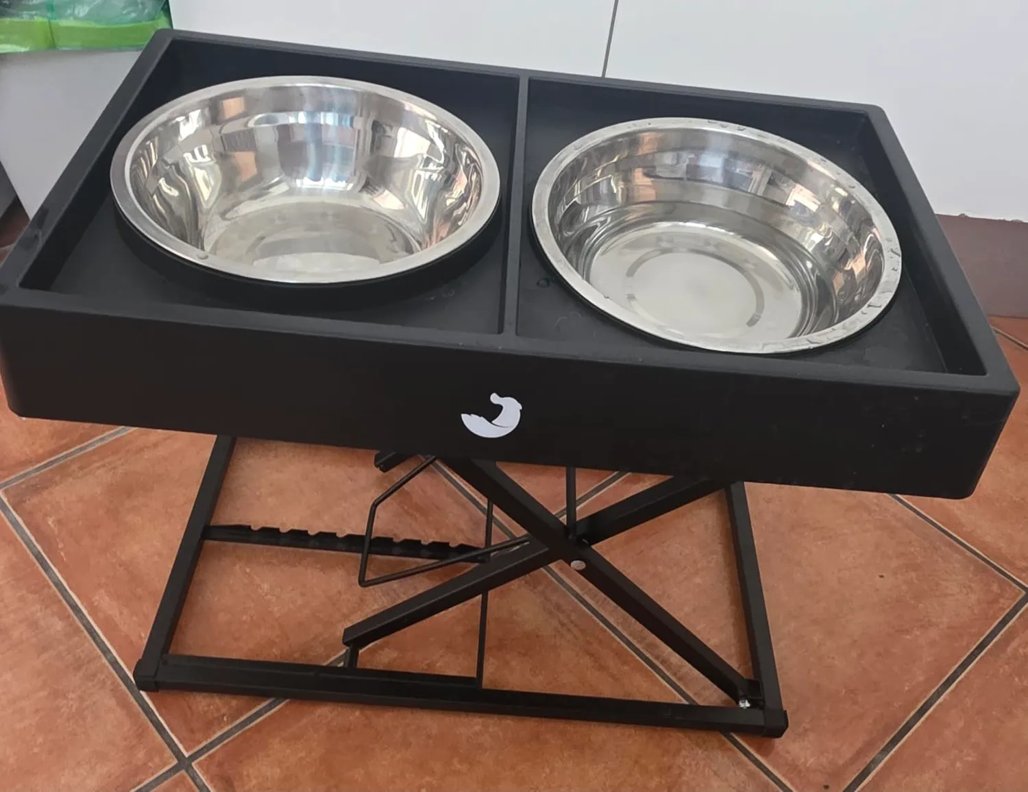 Joytale Ciotole Rialzate supporto 22-45 cm 2 ciotole inox