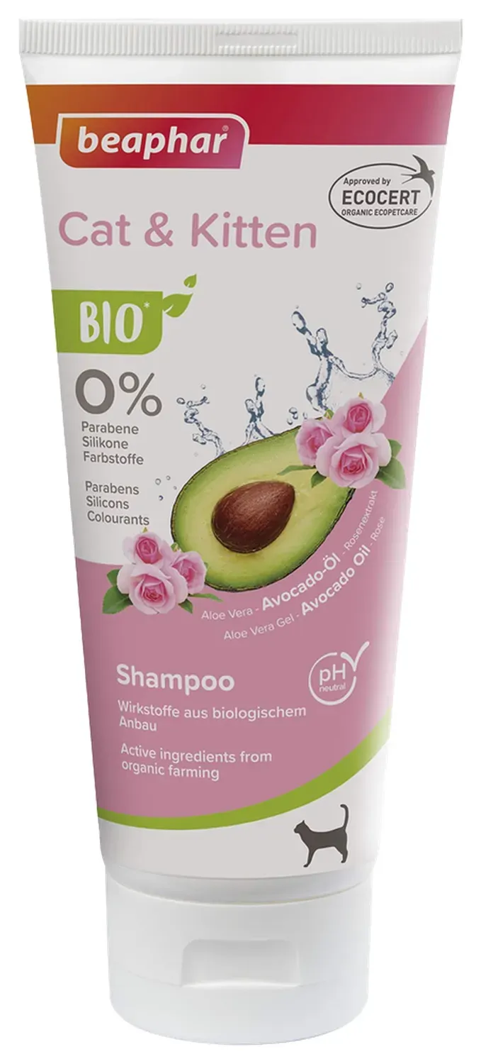 Beaphar Bio Shampoo shampoo gatto avocado rosa 200 ml