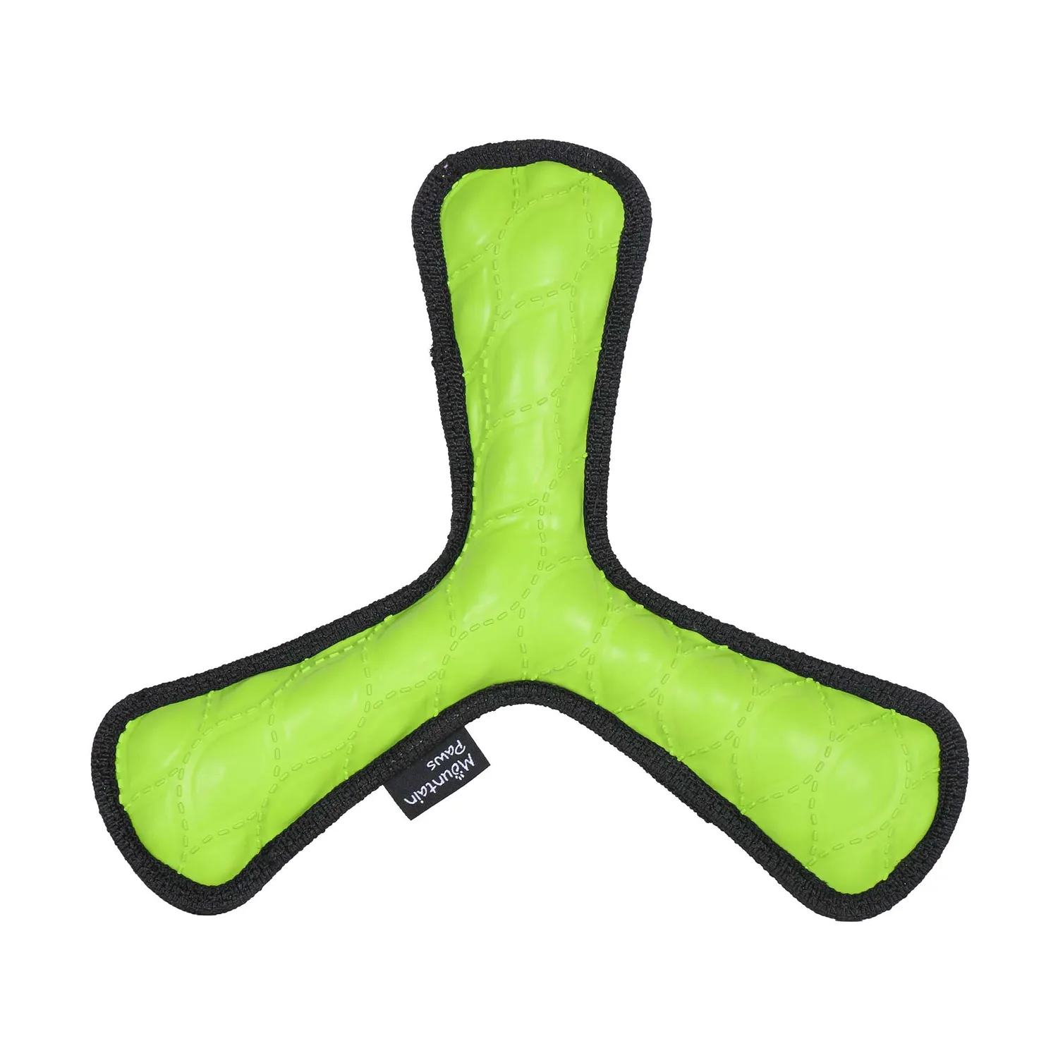 Mountain Paws Throw gioco cane in gomma verde arancione