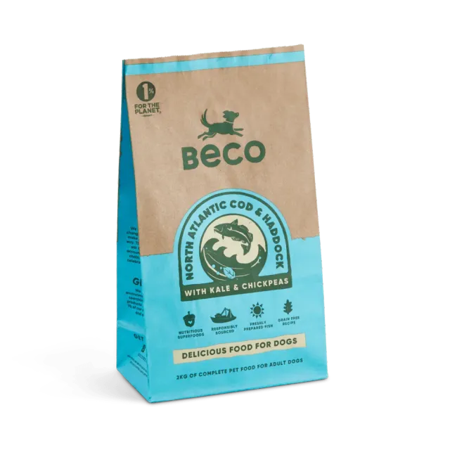 Beco Pets merluzzo e eglefino crocchette cane 2 kg