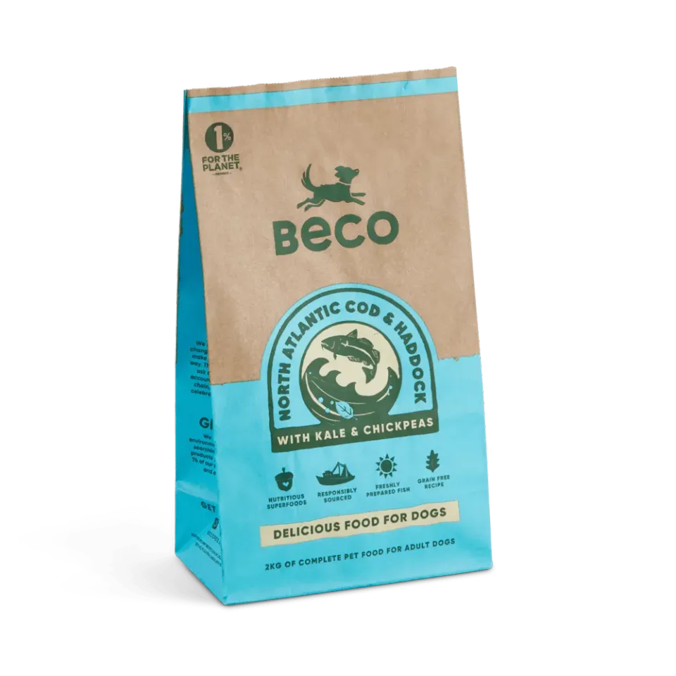 Beco Pets merluzzo e eglefino crocchette cane 2 kg