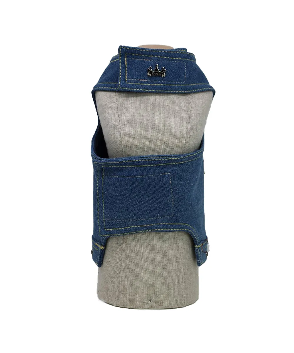 Royal Dog Love pettorina per cani in denim