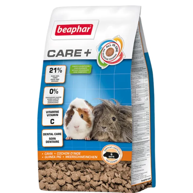 Beaphar CARE+ Guinea Pig Mangime 250 g con vitamina C