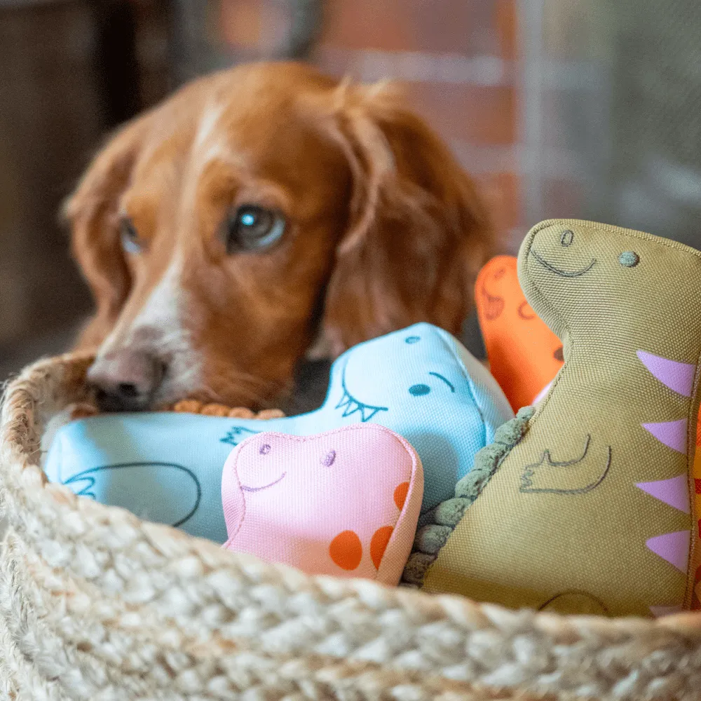 Beco Pets Dinopaws Triceratops peluche per cani morbido