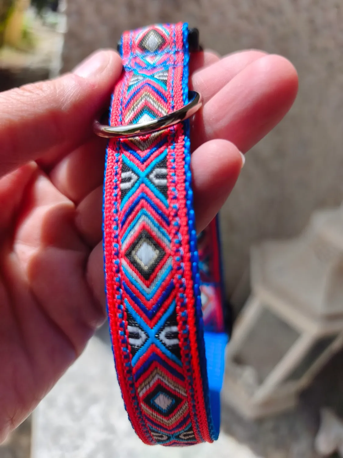 Anja for Dogs Apache collare regolabile 2 cm etnico