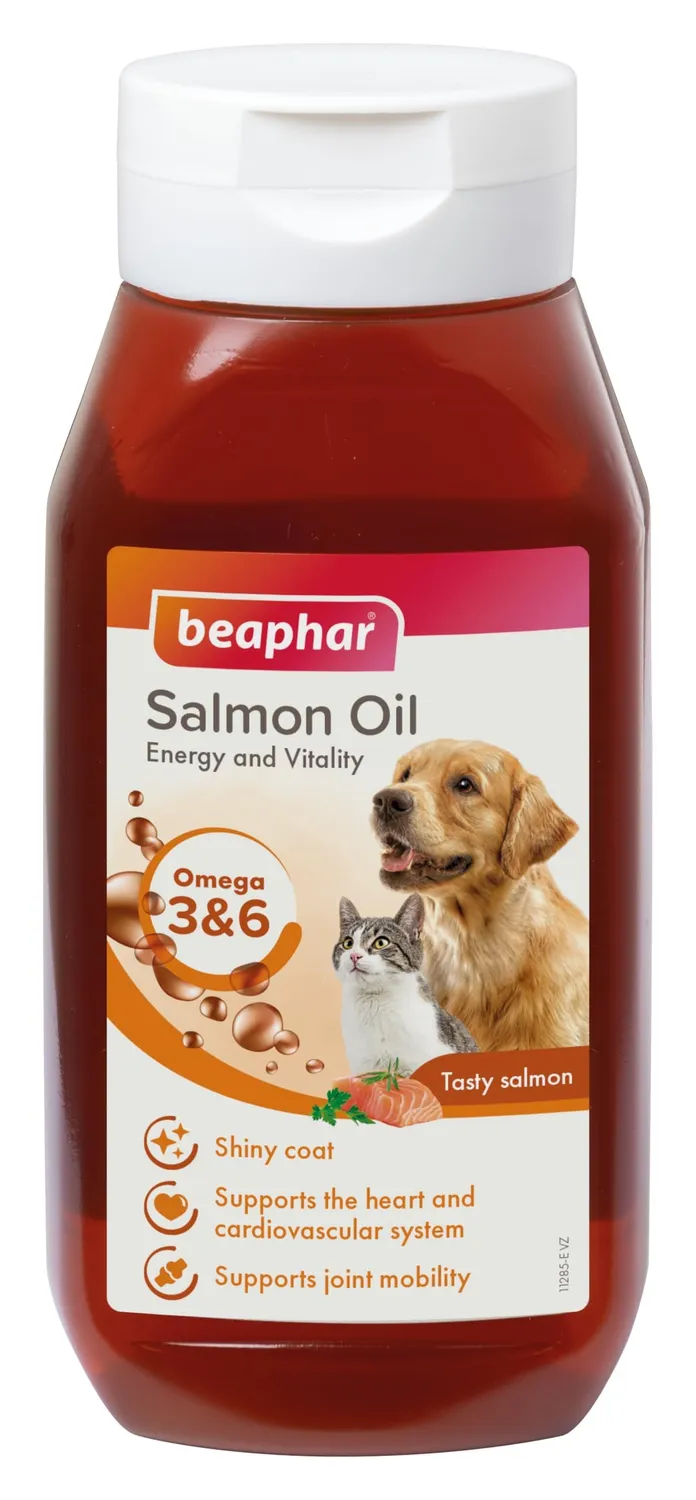 Beaphar Olio di Salmone integratore 430ml cani gatti omega 3