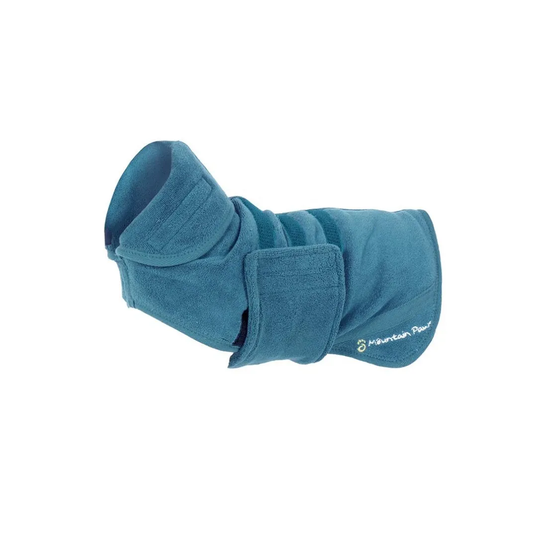 Mountain Paws Accappatoio Cane Microfibra Blu M