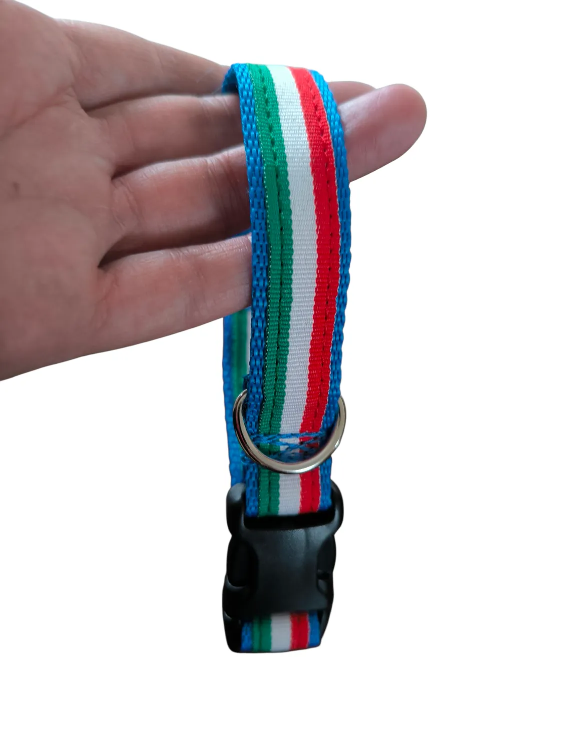 Anja for Dogs Italia collare turchese 2 cm regolabile