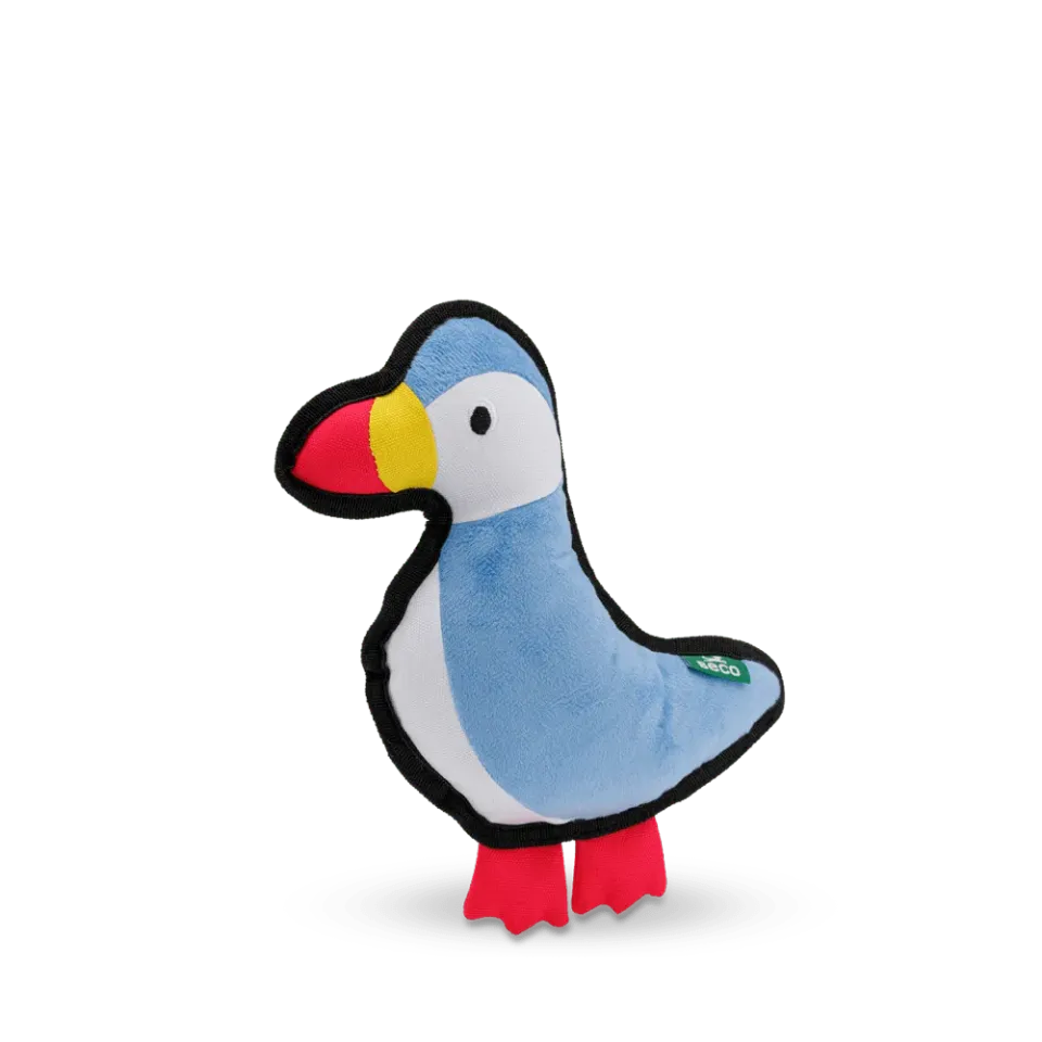 Beco Pets Puffin peluche cane resistente riciclato