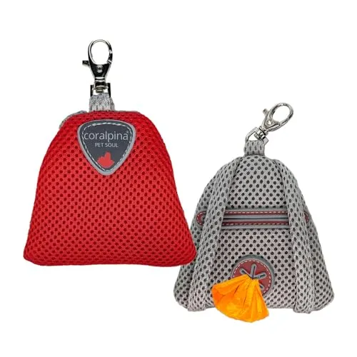 Coralpina Zainello Cinquetorri porta sacchetti rosso