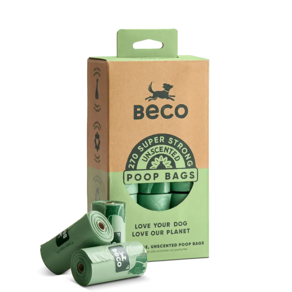 Beco Pets sacchetti igienici cane spessi antiperdita