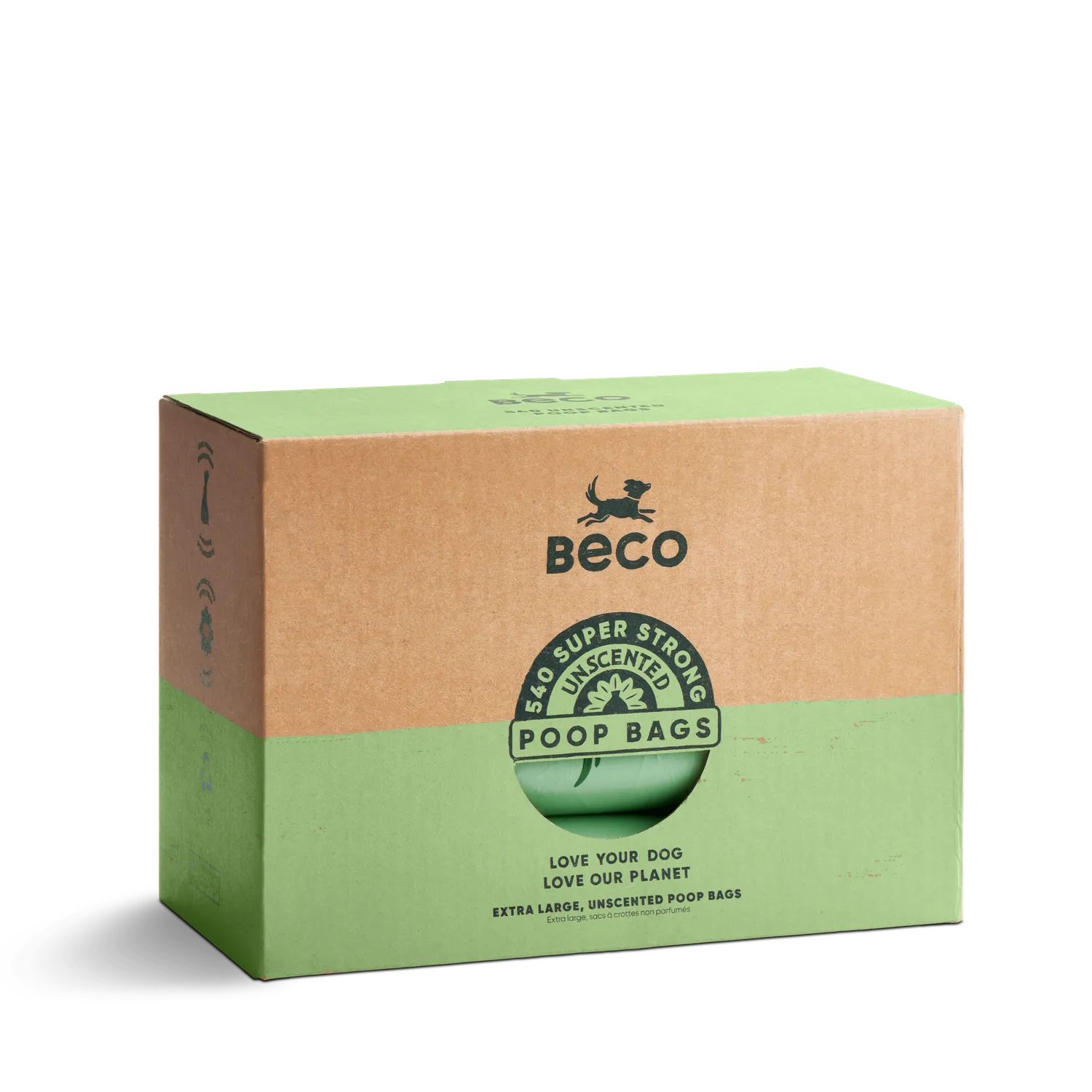 Beco Pets sacchetti igienici cane spessi antiperdita